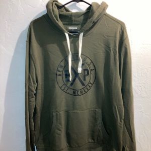 Express Brand Army Green Hoodie